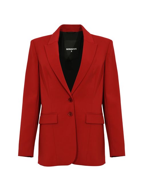 Blazer over sartoriale in crêpe stretch Patrizia Pepe | 8S1456 A6F5R862